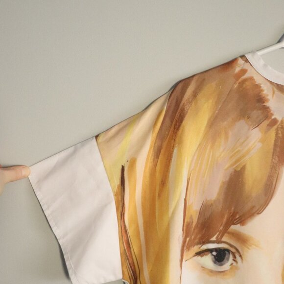 Zara Women's Sz M Short Sleeve Keyhole Taylor Swift Midi‎ Stretch Dress - Picture 3 of 9